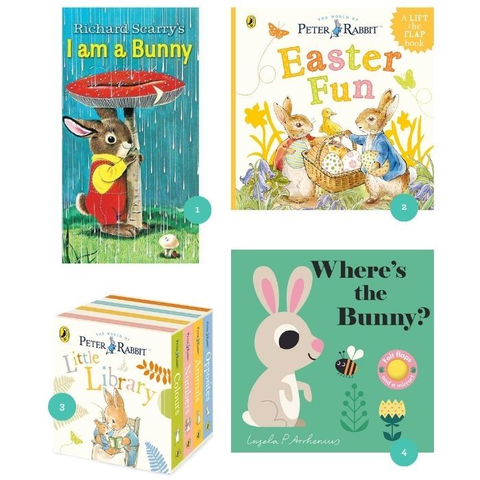 four easter board books