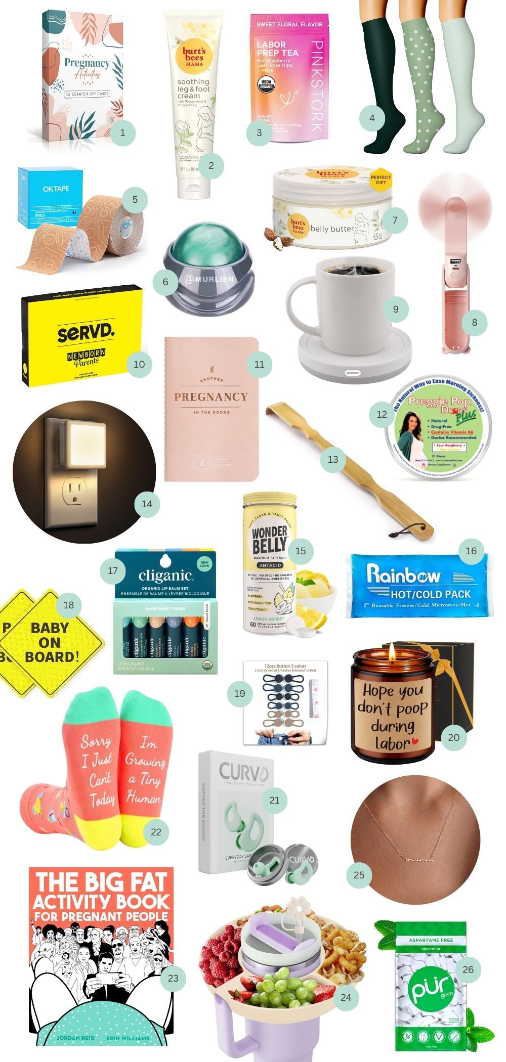 26 stocking stuffer ideas for a pregnant woman