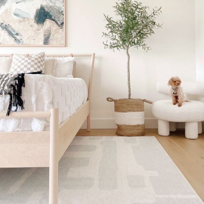 ruggable rug in a bedroom