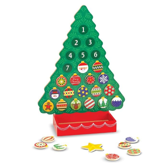 Melissa & Doug Countdown to Christmas Wooden Advent Calendar