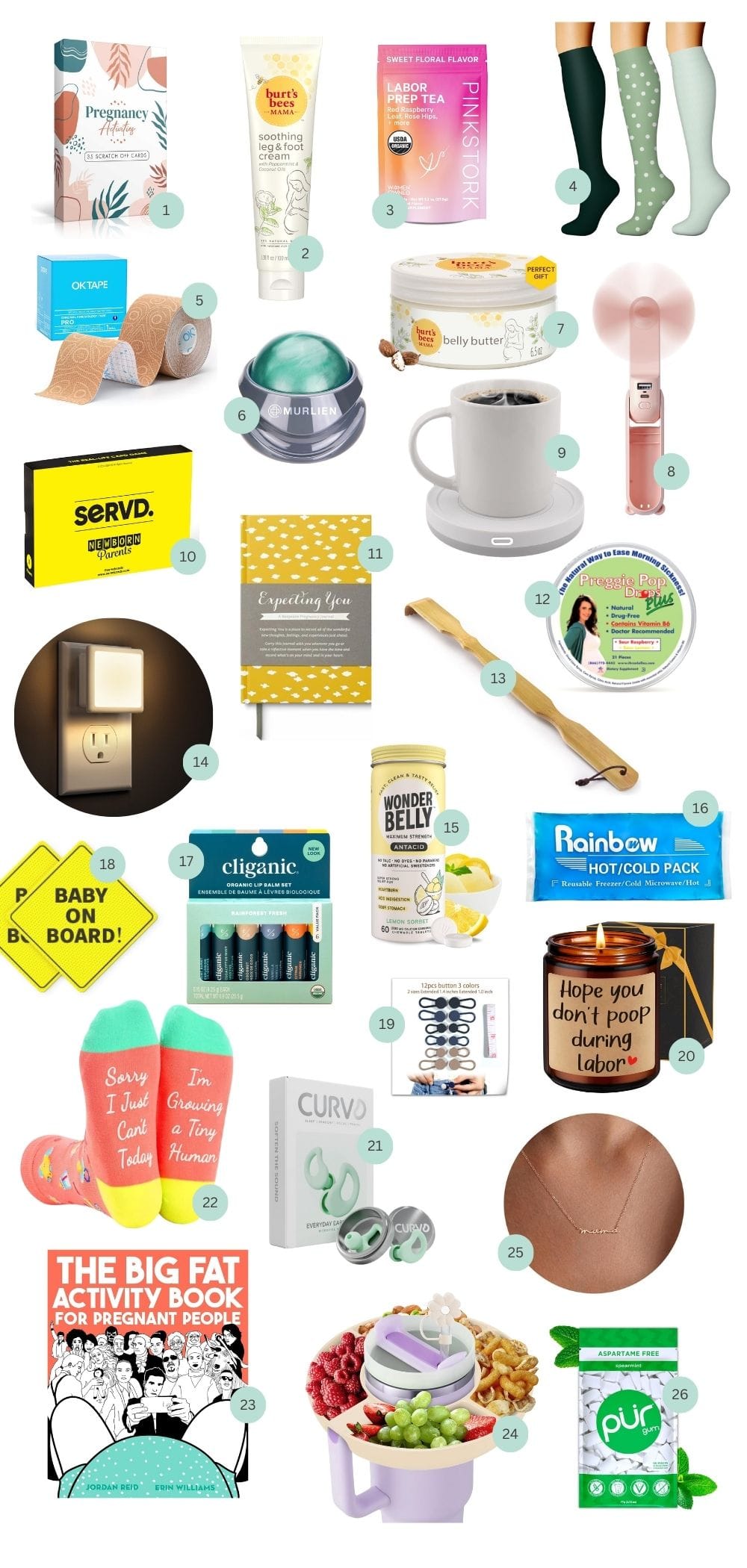 26 stocking stuffer ideas for a pregnant woman