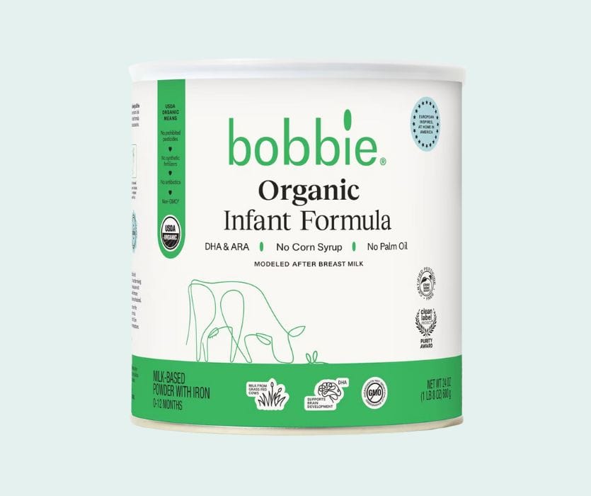 bobbie organic baby formula