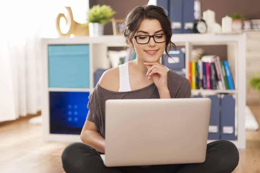 woman on laptop, How to Have Fun With Your Registry