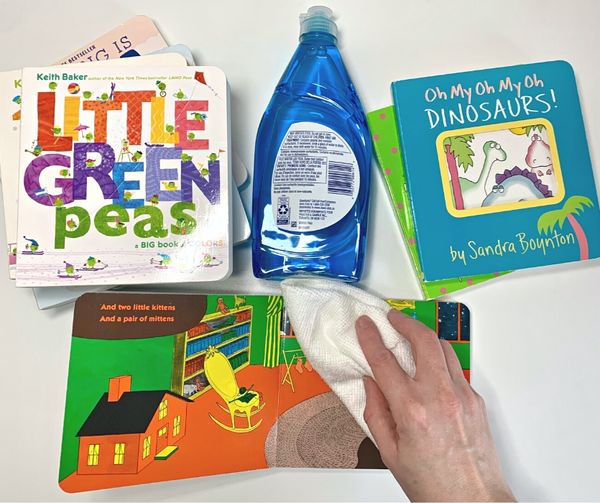 How To Clean and Disinfect Board Books