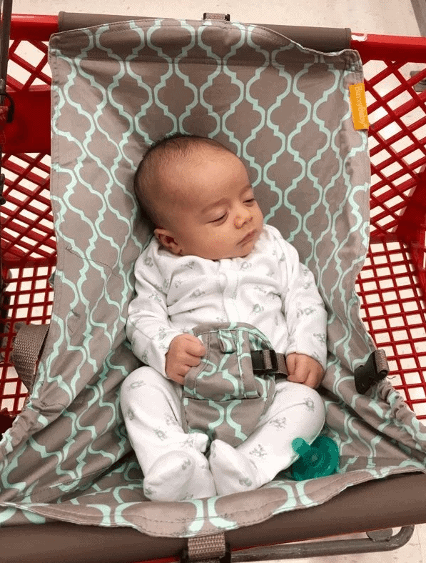 Grocery cart baby store hammock